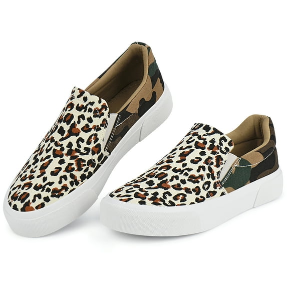JENN ARDOR Women’s Fashion Sneakers Clearance Sales Shoes Slip on Canvas Shoes