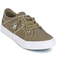 thumbnail image 1 of JENN ARDOR Women's Low Top Canvas Sneakers Slip-on Elastic Belt Walking Shoes, 1 of 6