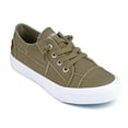 thumbnail image 1 of JENN ARDOR Women's Low Top Canvas Sneakers Slip on Walking Shoes, 1 of 6