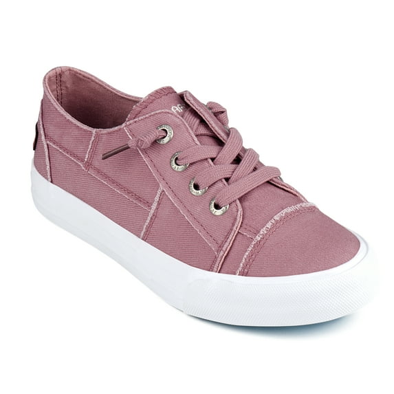 JENN ARDOR Women's Low Top Canvas Sneakers Slip on Walking Shoes