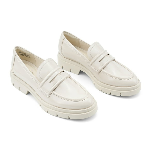 JENN ARDOR Women's Lug Sole Penny Loafer