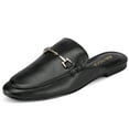 thumbnail image 1 of JENN ARDOR Women’s Mule Flats Shoes Pointed Toe Backless Slipper Slip on Loafer Shoes, 1 of 9