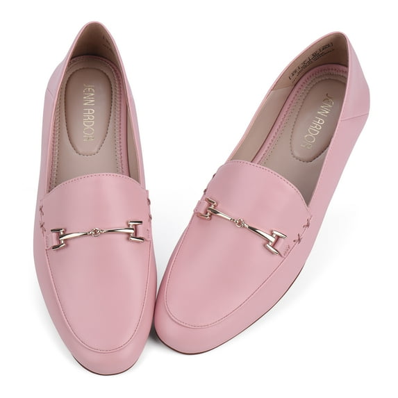 Women's Penny Loafers Comfort Slip On Driving Flat Shoes Classic Stylish and Modern Walking Business Office Shoes Two Ways to Wear,Size 6-11,Pink