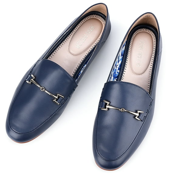 Women's Penny Loafers Comfort Slip On Driving Flat Shoes Classic Stylish and Modern Walking Business Office Shoes Two Ways to Wear,Size 6-11