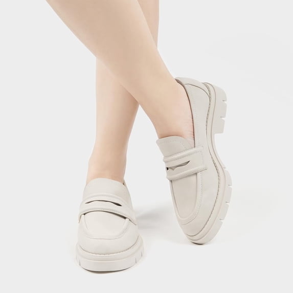 JENN ARDOR Women's Penny Loafers