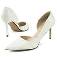 thumbnail image 1 of JENN ARDOR Women's Pumps High Heels Pointed Closed Toe Stiletto D'Orsay 3 in, 1 of 5
