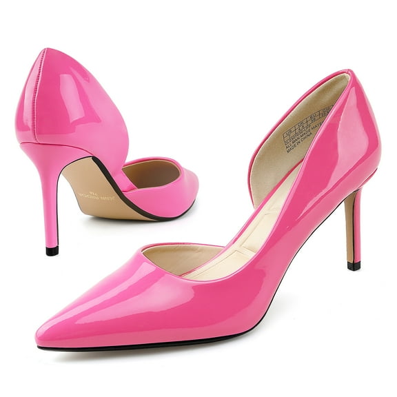 JENN ARDOR Women's Pumps High Heels Pointed Closed Toe Stiletto D'Orsay 3 in