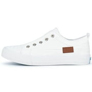 JENN ARDOR Women's Slip On Laceless Canvas Sneaker
