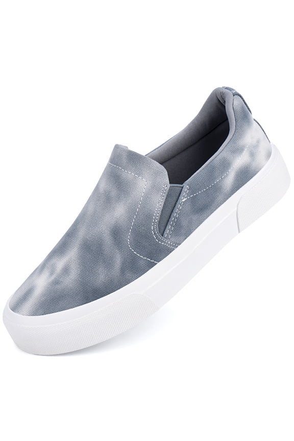 Women's Slip on Shoes Non Slip Fashion Canvas Sneakers Low Top Casual Shoes Platform Comfortable Walking Flats