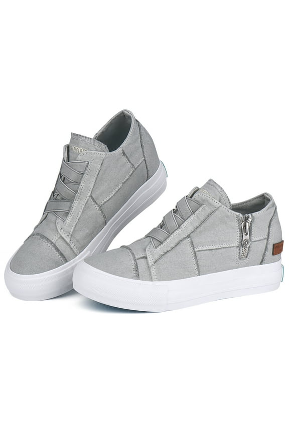 Women's Wedge Sneakers High Heel Fashion Lightweight Walking Shoes