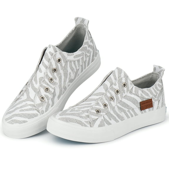 JENN ARDOR Womens Canvas Shoes Casual Sneakers Lady Low Top Shoes