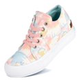 thumbnail image 1 of JENN ARDOR Womens Canvas Shoes Lace up Fashion Sneakers Walking Outdoor Shoe Zipper Decor, 1 of 7
