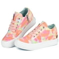 thumbnail image 1 of JENN ARDOR Womens Canvas Shoes Lace up Sneakers Fashion Casual Walking Shoe Zipper Decor, 1 of 9