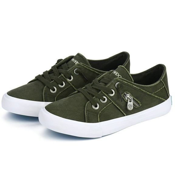 JENN ARDOR Womens Canvas Shoes Low Tops Sneakers