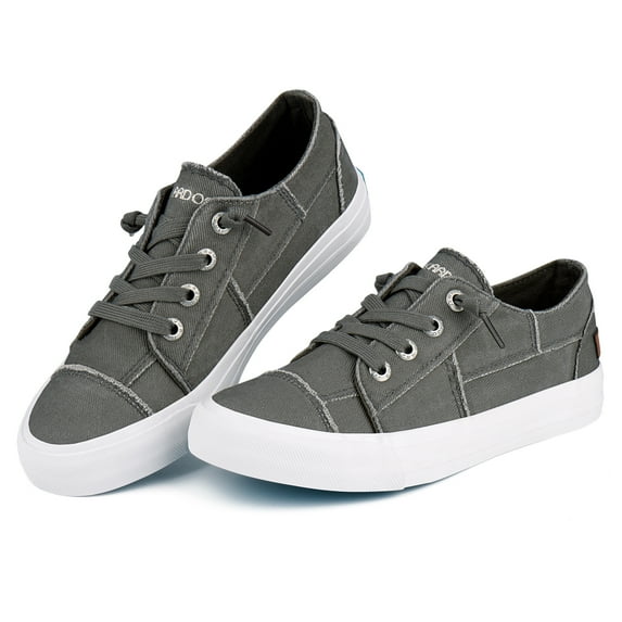 JENN ARDOR Womens Canvas Shoes Play Sneakers Slip on Fashion Shoes Low Tops Casual Tennis Shoes