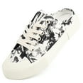 thumbnail image 1 of JENN ARDOR Womens Canvas Sneakers Shoes Slip on Mules Slippers Low Top Backless Casual Sneakers for Walking Backless Sneakers, 1 of 7