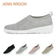 thumbnail image 1 of JENN ARDOR Womens Walking Shoes Slip on Sock Sneakers Lady Girls Nurse Mesh Air Cushion Platform Loafers Fashion Casual, 1 of 7