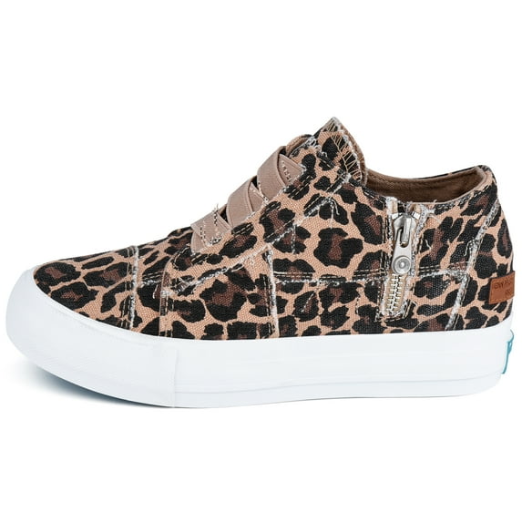 JENN ARDOR Womens Wedge Platform Sneakers nternal height Shoes Hidden Canvas Shoes Ankle Booties Slip-on Casual Sneaker Shoes