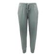 thumbnail image 1 of JENNI Intimates Green Pocketed Cuffed Jogger Sleep Pants M, 1 of 1