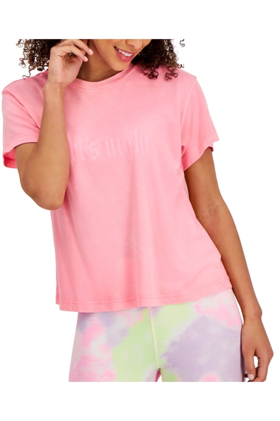 Intimates Pink Sleep Shirt Pajama Top M