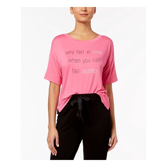 JENNI Intimates Pink Sleepwear Shirt Size: L
