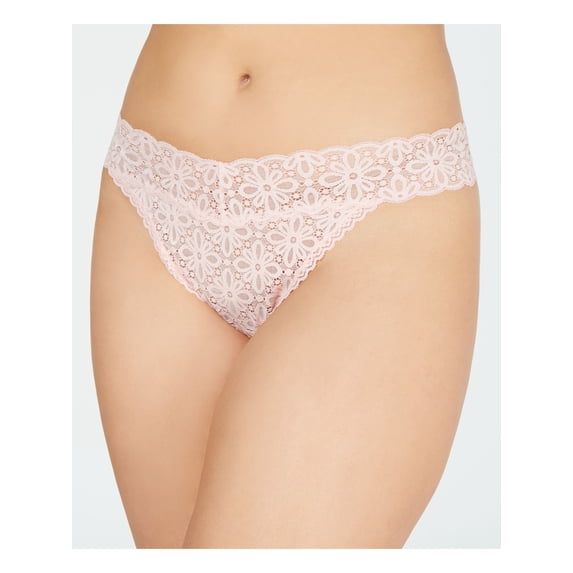 JENNI Intimates Pink Thong Underwear Plus ONE SIZE