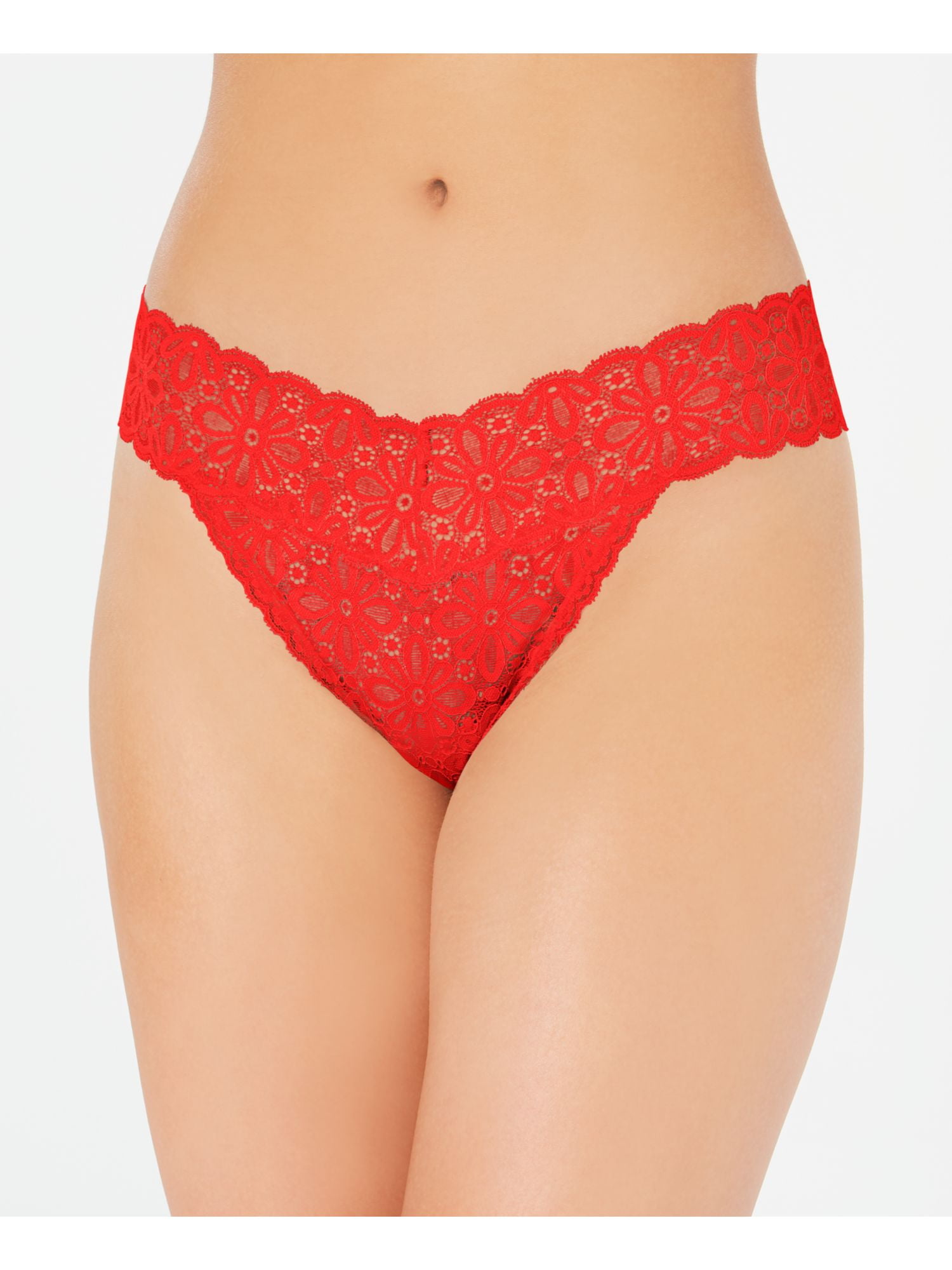 Red lace panties plus cheap size