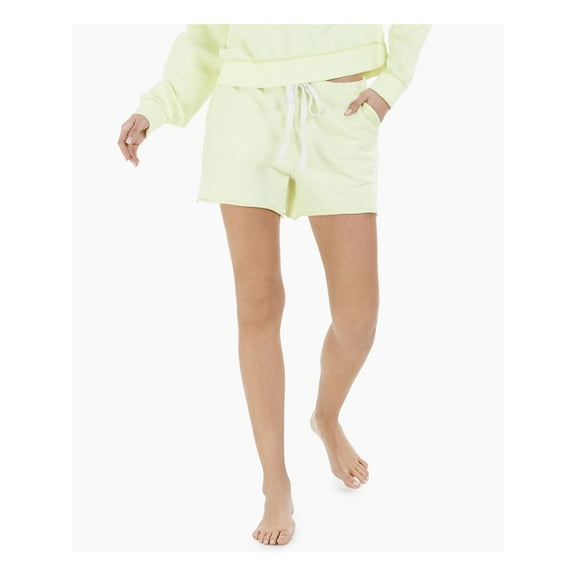 JENNI Intimates Yellow Knit Pocketed Sleepwear Sleep Shorts Juniors XL