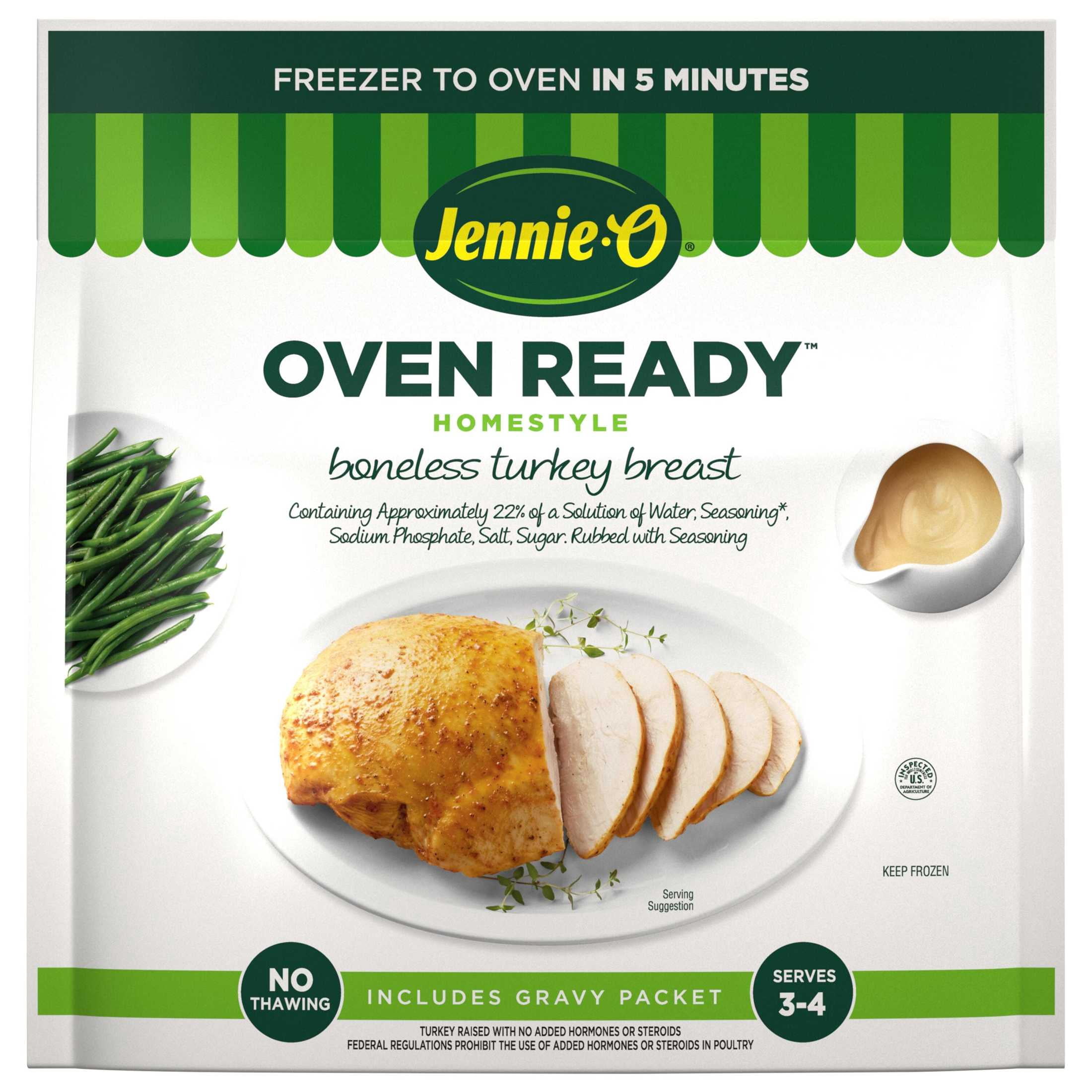 JENNIE-O OVEN READY Boneless Turkey Breast, Frozen, 2-3 lb Plastic Bag