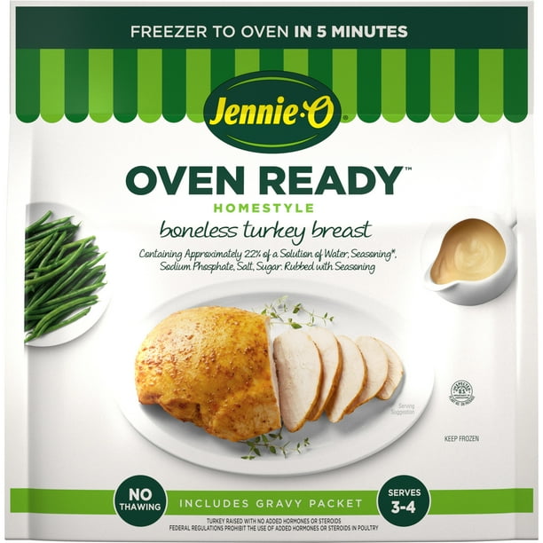 JENNIEO OVEN READY Boneless Turkey Breast, Frozen, 2 3 lb Plastic