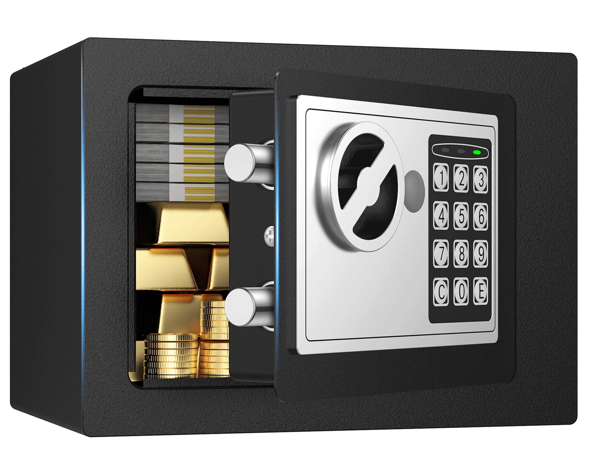 JENNY FRIDA Electronic Digital Safe Box, 0.25 Cubic Feet Home Security ...