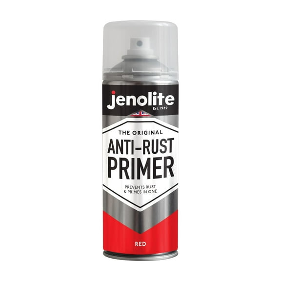 JENOLITE Anti-Rust Primer Aerosol  RED  High Performance Protection Metal Primer  Protectss Against Rust & Corrosion  13.5fl oz 400ml