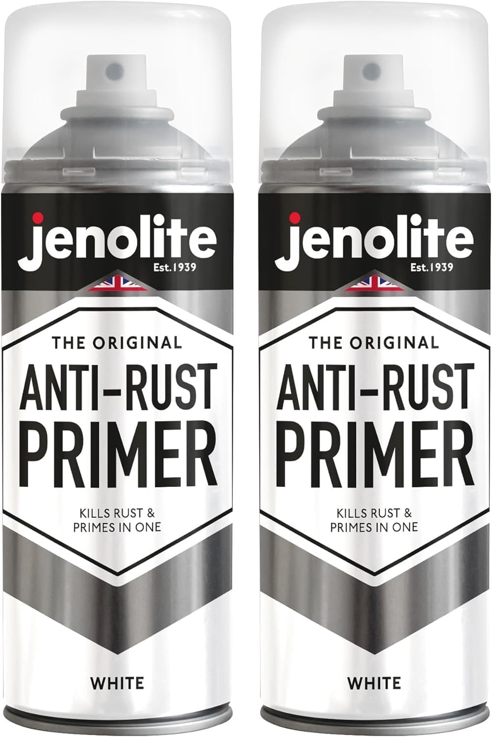 Rust Inhibitot Paint JENOLITE Anti-Rust Primer Spray Paint - WHITE - Rust Inhibitor Spray ...