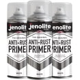 thumbnail image 1 of JENOLITE Anti-Rust Primer Spray Paint - WHITE - Rust Inhibitor Spray for Automotive & Metal Protection - Prevents Rust & Corrosion  3x13.5fl oz 3x400ml, 1 of 6