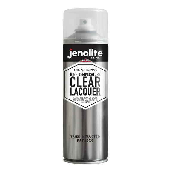 JENOLITE Clear Satin Lacquer  Crystal Clear Finish  Enhances & Protects Surface and Paintwork from Corrosion & UV Damage with Non-Yellowing Sealer  500ml 16.9fl oz