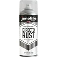 thumbnail image 1 of JENOLITE Directorust Spray Paint for Metal - WHITE - Gloss Finish for Indoor and Outdoor use - Multi-Surface for Metal, Plastic, Ceramic, Wood & Rusted Surfaces - 400ml 13.52fl oz, RAL9016, 1 of 8