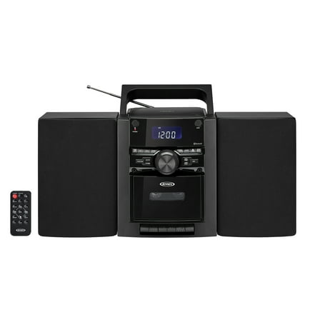 JENSEN Bluetooth Portable CD Music System with Cassette Player and AM/FM Radio, CD-785