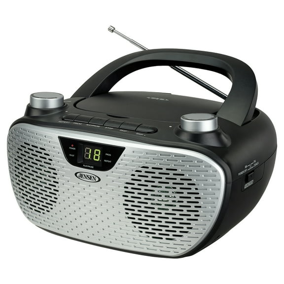 JENSEN CD-485 Portable Stereo CD Player with AM/FM Radio