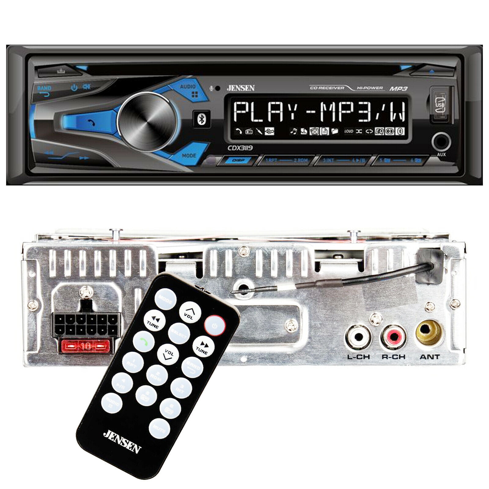 CDX-7613 - Kit Main Libre STEREO BLUETOOTH AUTORADIO FM AUTO