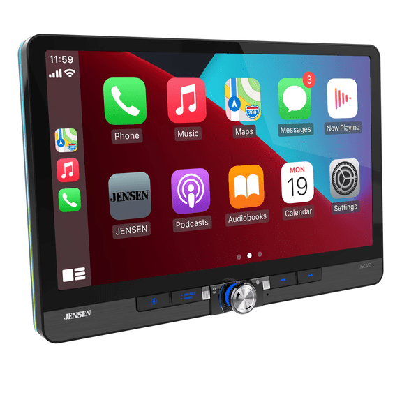 Jensen J5CA12 11.6" Car Stereo, Wireless CarPlay Android Auto, Maestro, SiriusXM