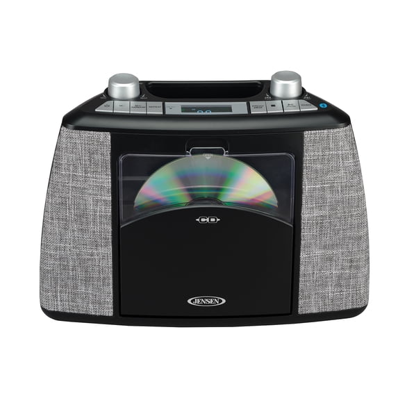 Jensen CD-565BK Portable Bluetooth CD Music System