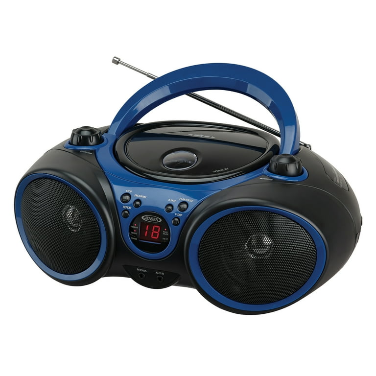 JENSEN Portable CD Player with AM/FM Stereo Radio, CD-490