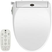 JEP1 Electric Bidet Toilet Seat for Elongated Toilets & Round Toilets | Premium Bidets for Existing Toilets with Warm Water, Heated Seat, and a Remote Control