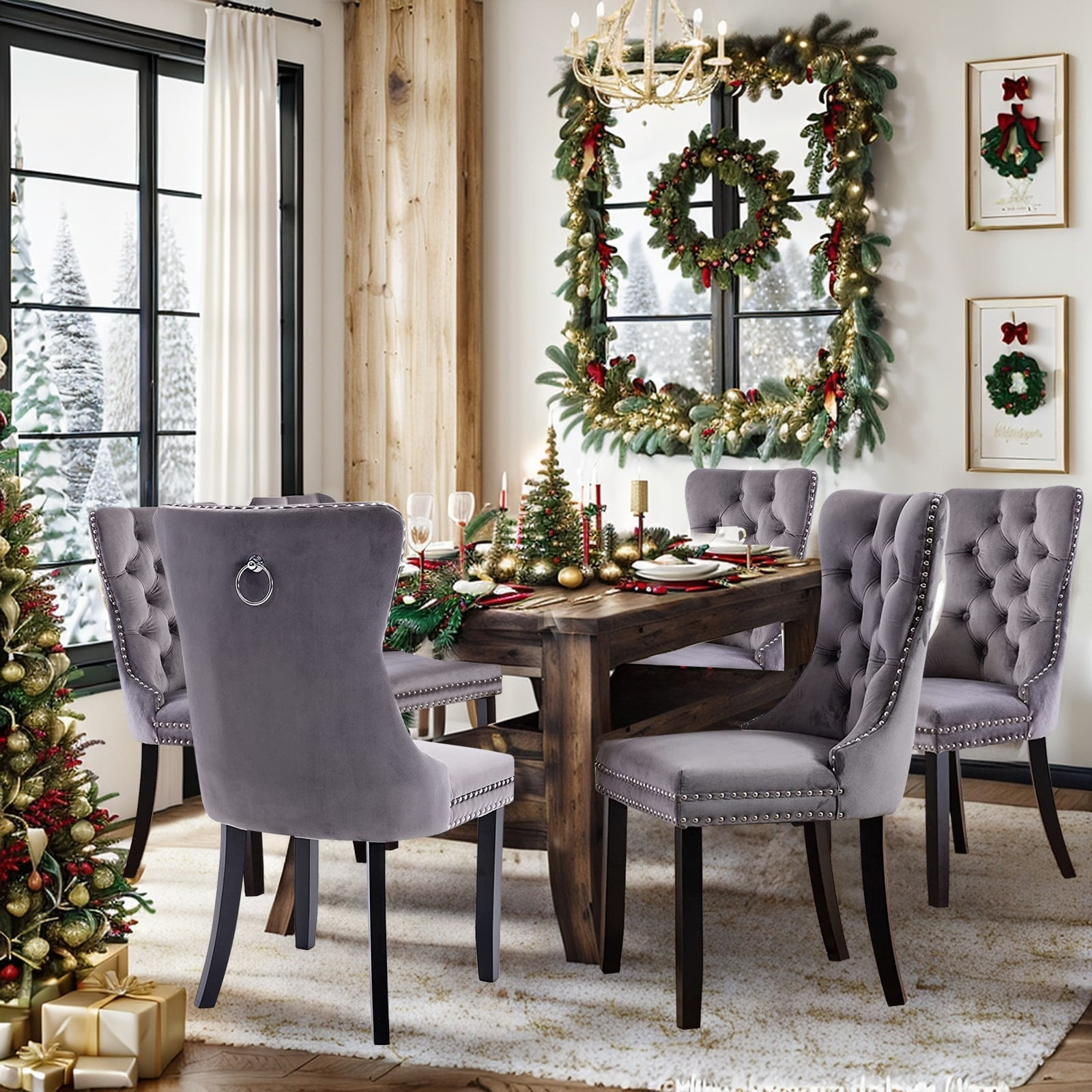 Cheap kitchen chairs set of 6 sale