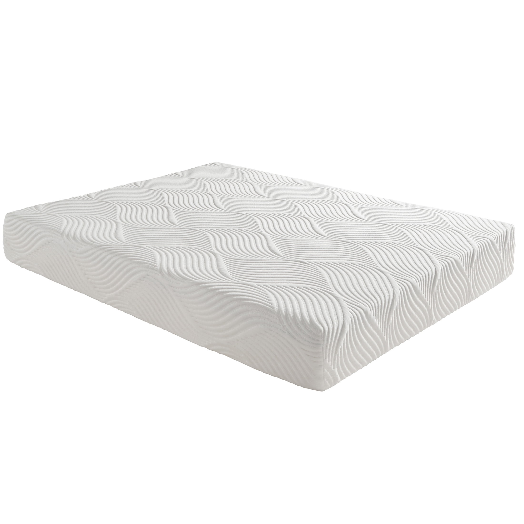 JERFIT 10 Inch California King Firm Mattress, Gel Memory Foam, Tencel Cover, Mattress in a Box for Cool Supportive Sleep