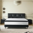 thumbnail image 1 of JERFIT 12 Inch Hybrid Mattress, Full Size, Medium Firm Feel, 7-Zone Support with Pocket Coils CertiPUR-US Memory Foam, Cooling Knit Cover, Edge Support, White, 1 of 9