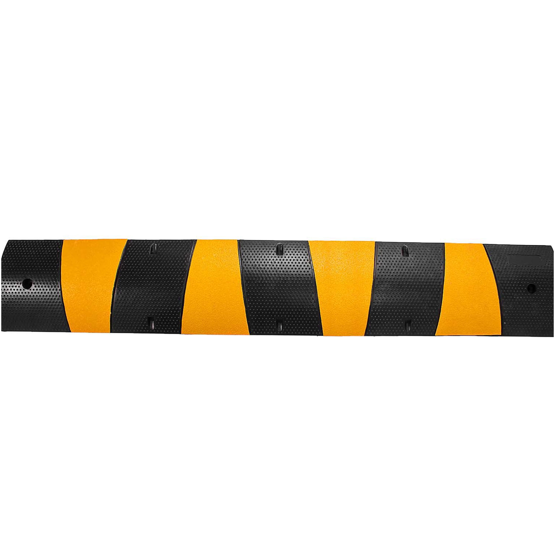 JERFIT 2-Pack 6FT Rubber Driveway Speed Bump with Cable Protector ...