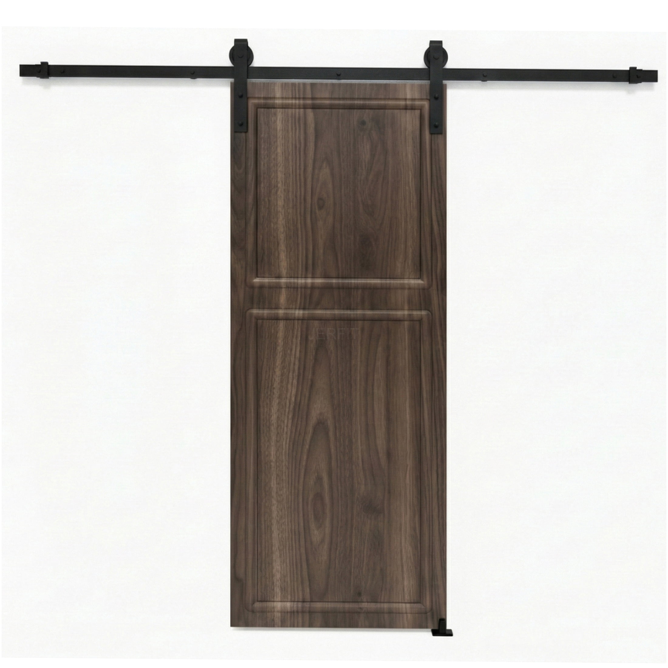 JERFIT 24 x 80 Inch 3/4 Inch Thick 2-Panel Antique Brown MDF Interior ...