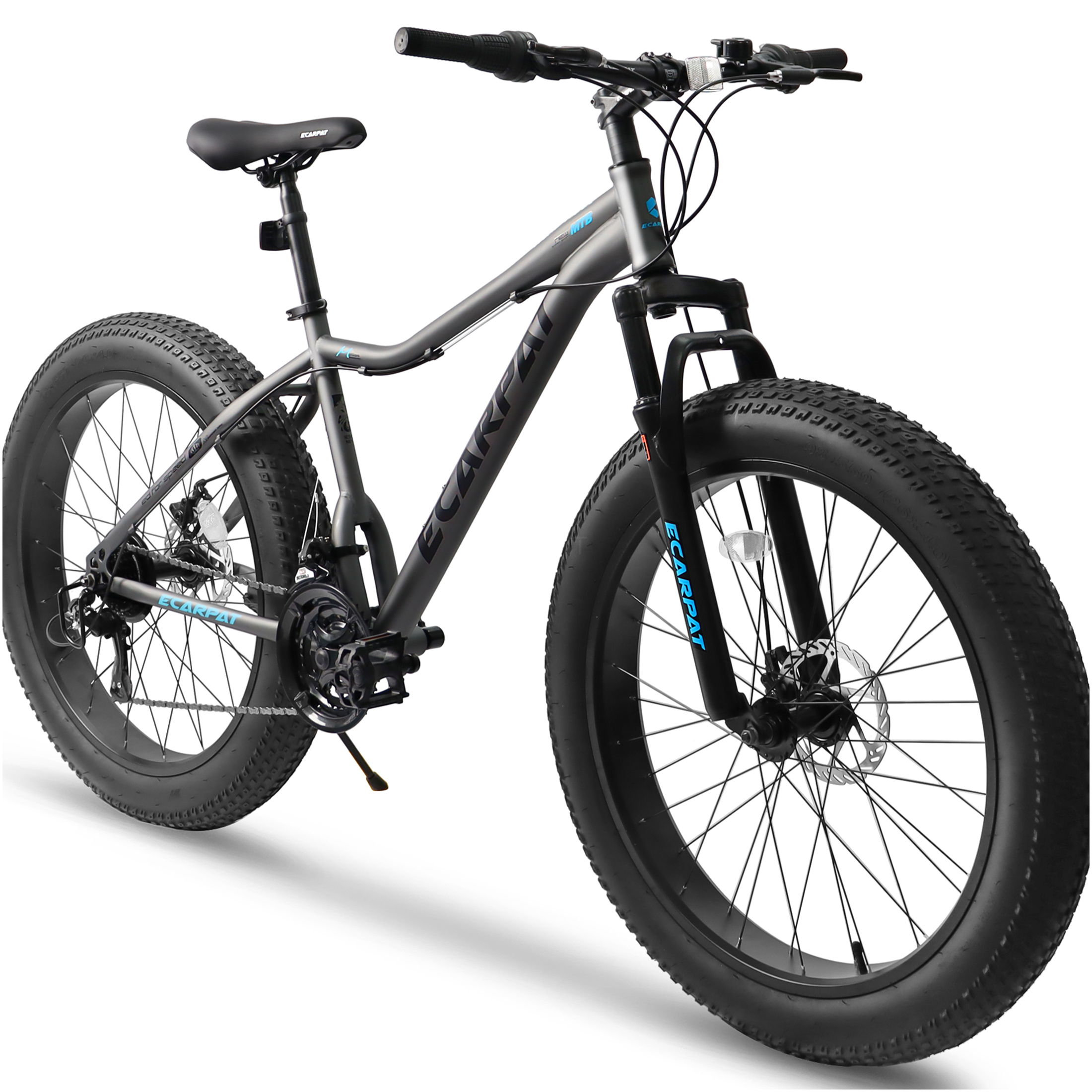 JERFIT 26 Inch All-Terrain Mountain Bike for Adults, 21-Speed, Front ...