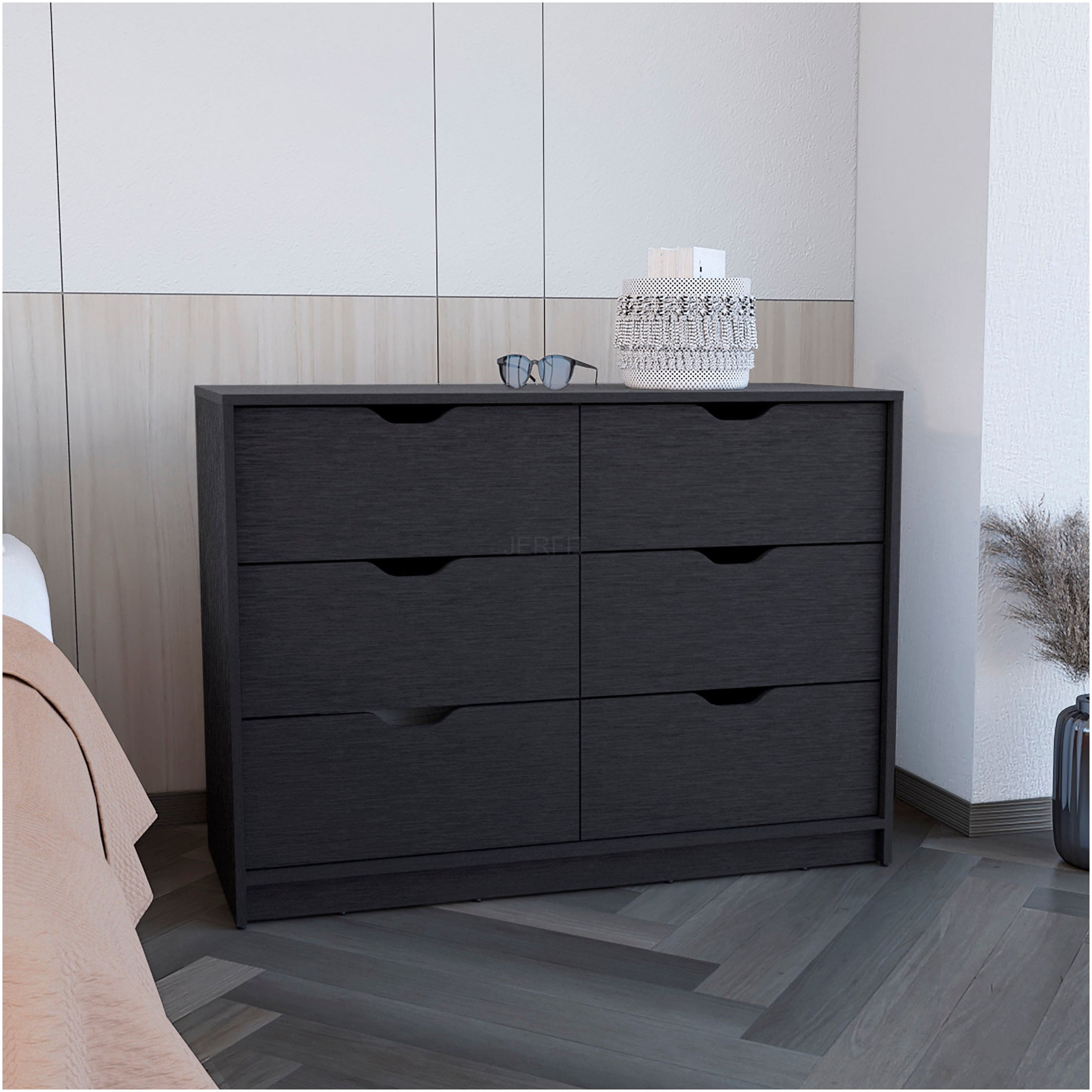 30 inch dresser Benjara 52 Tall Chest, 5 Drawers, Metal Handles, Floating Plinth Base and high 30 Inch Chest | Joss